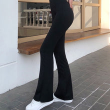 Load image into Gallery viewer, Black Flare Leggings