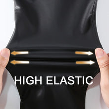 Load image into Gallery viewer, Black Leather Leggings