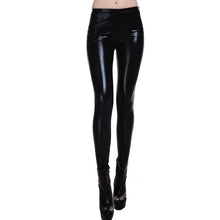 Load image into Gallery viewer, Black Metallic Leggings