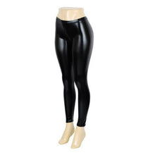 Load image into Gallery viewer, Black Metallic Leggings