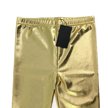 Load image into Gallery viewer, Metallic Gold Leggings