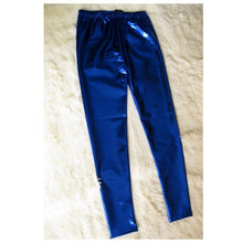 Load image into Gallery viewer, Blue Metallic Leggings
