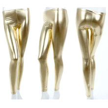 Load image into Gallery viewer, Metallic Gold Leggings
